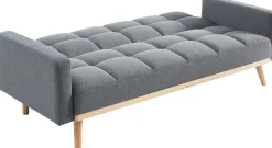 Rousseau Adana es Schlafsofa | Eukalyptusgestell | Kaltschaummatratze | 84x214x84cm
