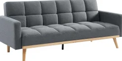 Rousseau Adana es Schlafsofa | Eukalyptusgestell | Kaltschaummatratze | 84x214x84cm