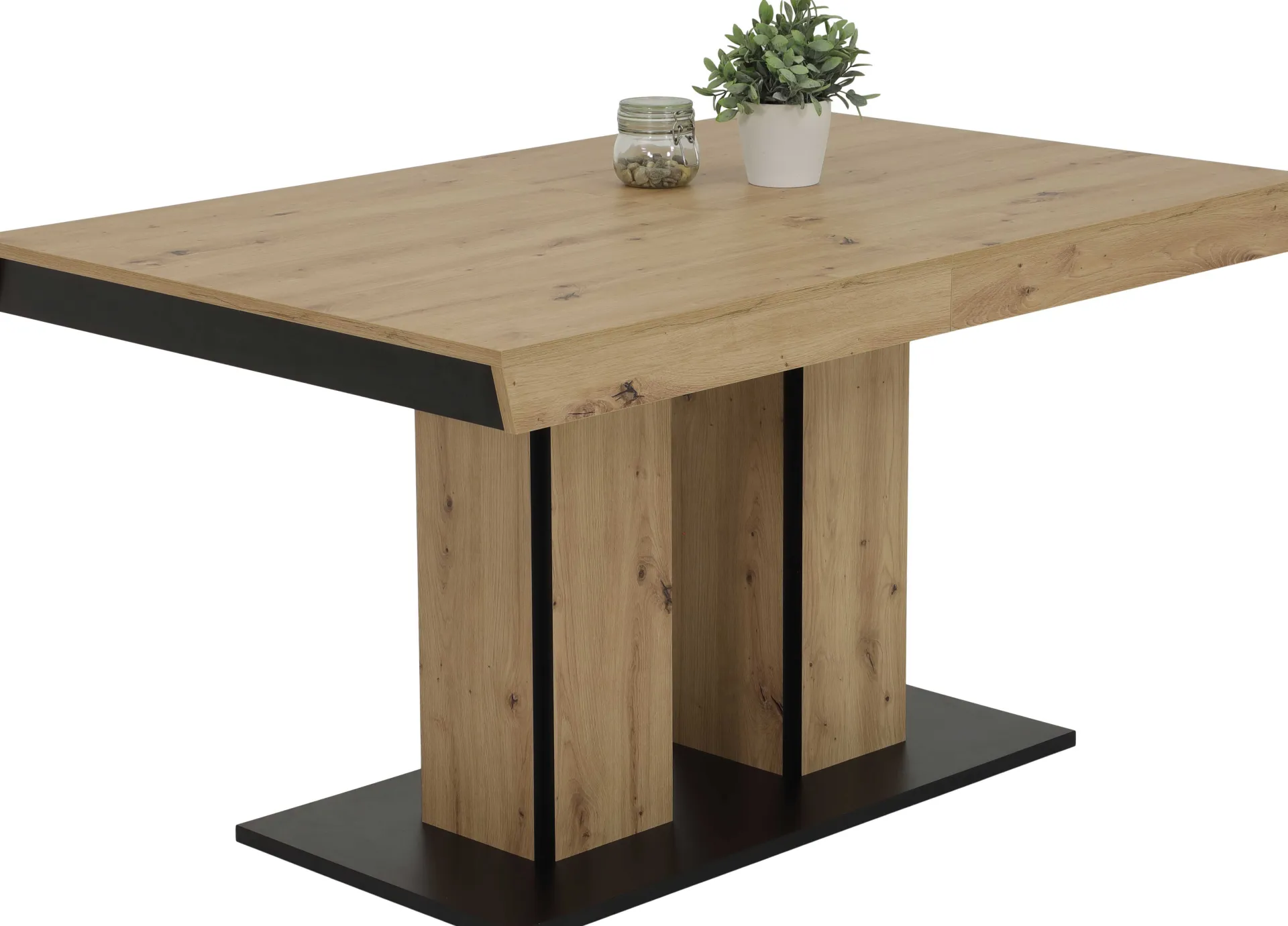 Hela Agnette Esstisch 140/220x90 cm-artisan Eiche