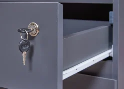 Aktenschrank File Guard | 44 x 51,3 x 76,9 cm | Spanplattenholz | Farbe: Anthrazit