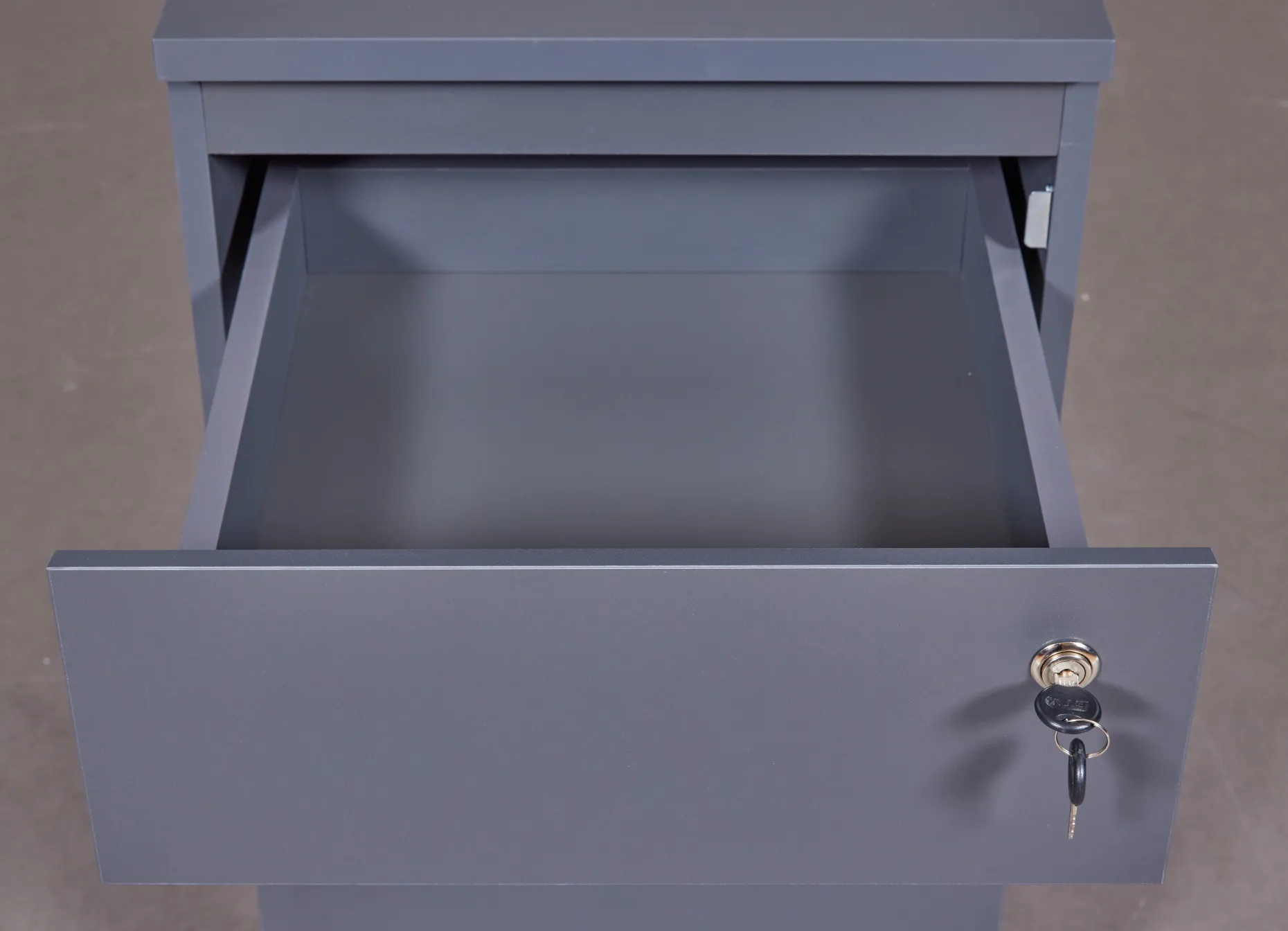 Aktenschrank File Guard | 44 x 51,3 x 76,9 cm | Spanplattenholz | Farbe: Anthrazit