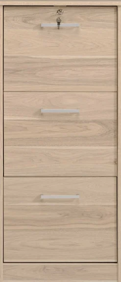Aktenschrank Ludik mit Verschluss - Eiche