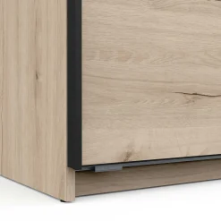 Alhambra Kleiderschrank - 148x60x223,70 cm - Braun/ Spanplatte