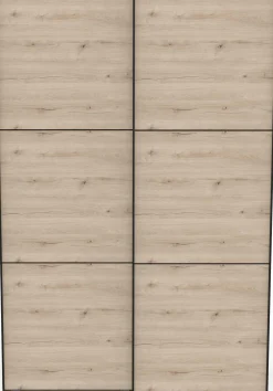 Alhambra Kleiderschrank - 148x60x223,70 cm - Braun/ Spanplatte