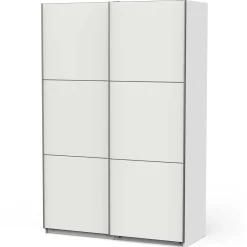 Alhambra Kleiderschrank - 148x60x223,70 cm - Weiß/Spanplatte