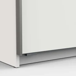 Alhambra Kleiderschrank - 148x60x223,70 cm - Weiß/Spanplatte
