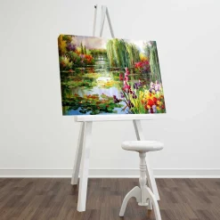 Emob Alkmene Dekoratives Leinwandbild | Holzrahmen | 45 x 70 cm