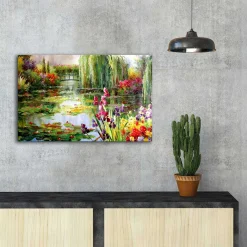 Emob Alkmene Dekoratives Leinwandbild | Holzrahmen | 45 x 70 cm