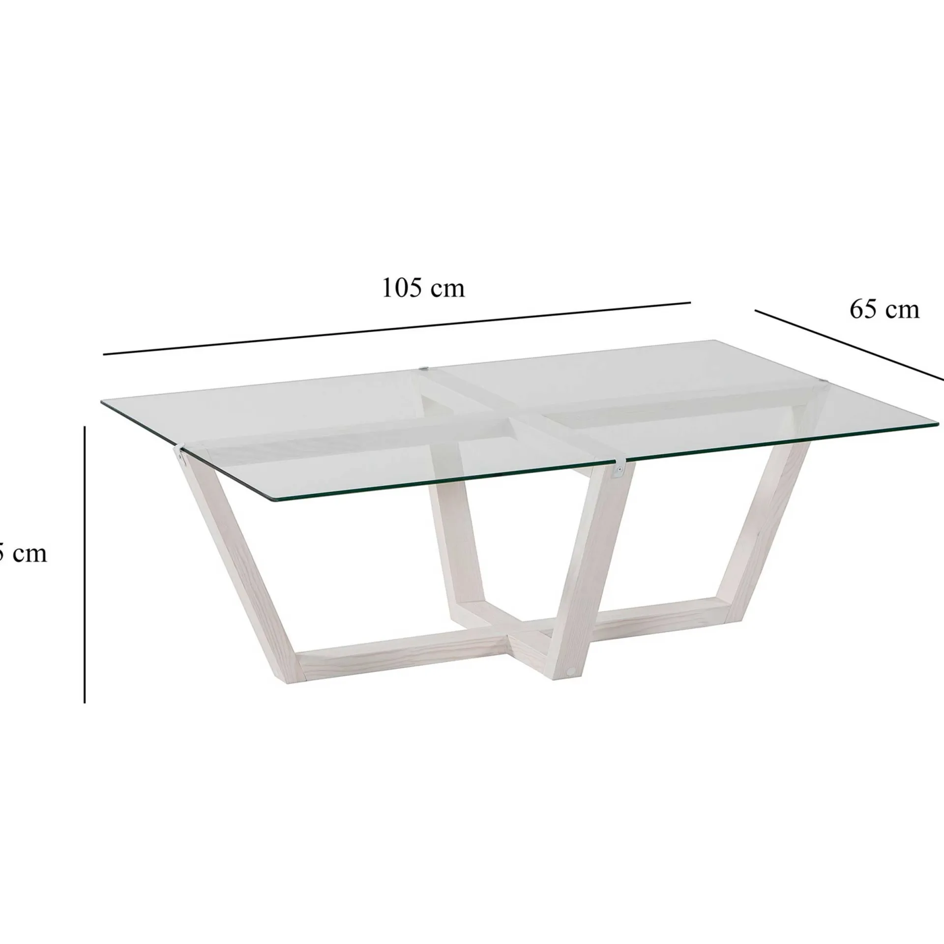 Emob Amalfi Couchtisch | GEHÄRTETES GLAS |