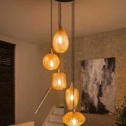 Emob Ambrioso Hängeleuchte 40 cm-amber