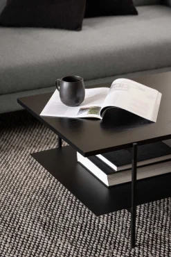 Emob Angus Rechteckiger Couchtisch - Esche Melamin | 115x60x40cm