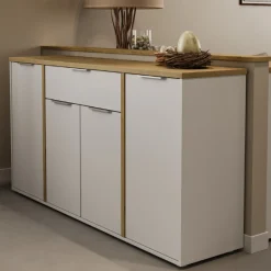 Anrichte Access | 160,7 x 39,6 x 85,6 cm | Weiß