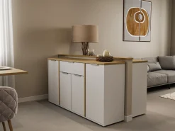 Anrichte Access | 160,7 x 39,6 x 85,6 cm | Weiß
