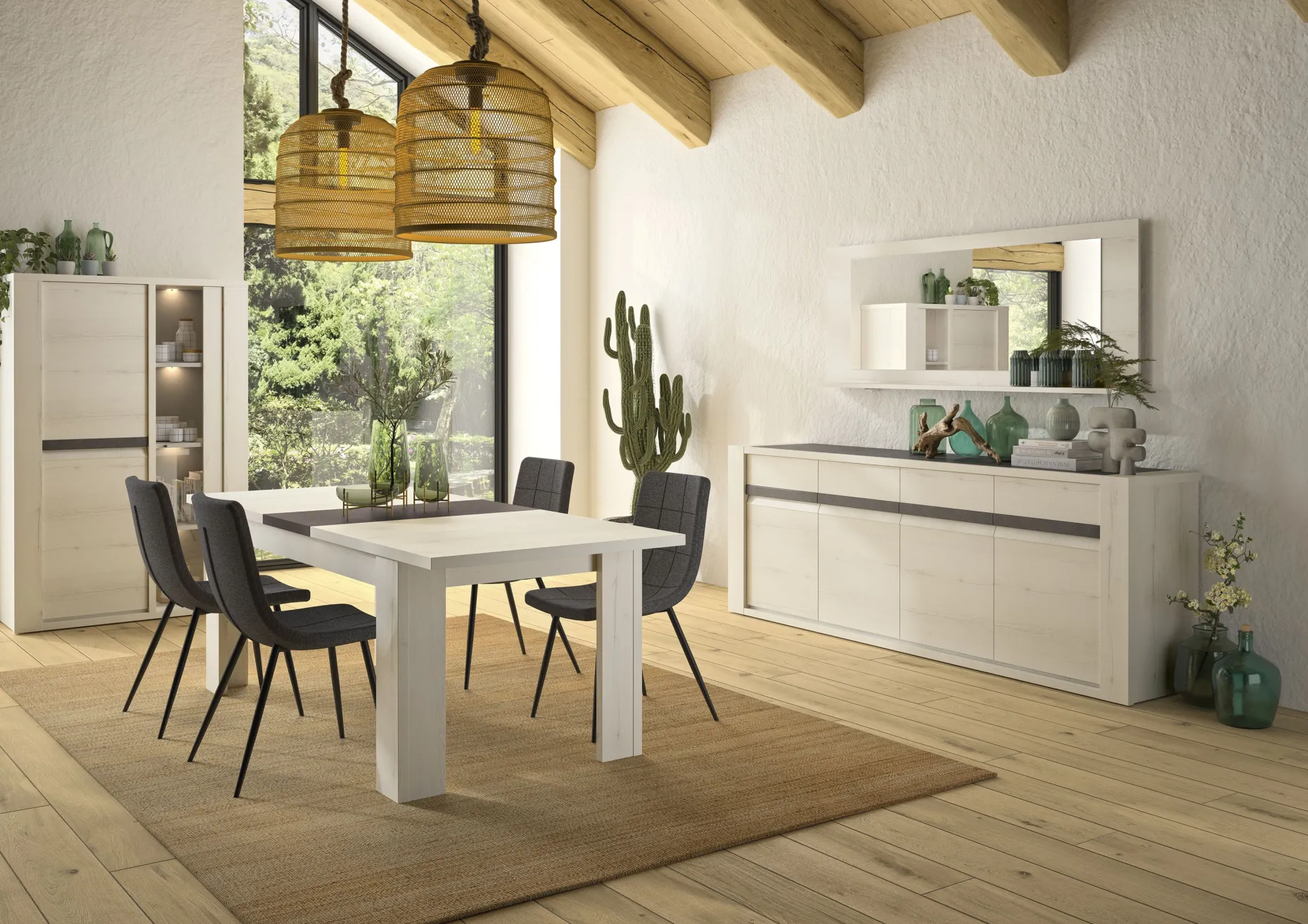 Anrichte Marceau | 220 x 48 x 88 cm | Helvezia Oak Design