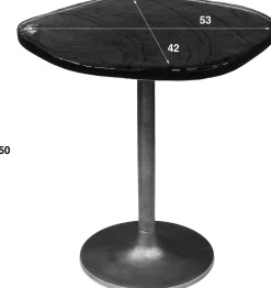 Emob Antiker Eclipse S Beistelltisch - Glasplatte