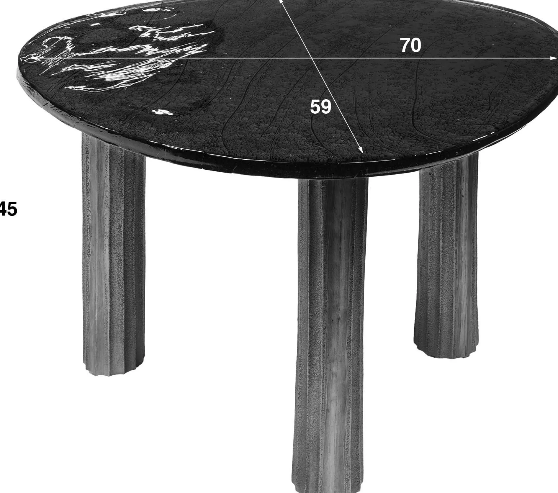 Emob Antik Couchtisch Eclipse L