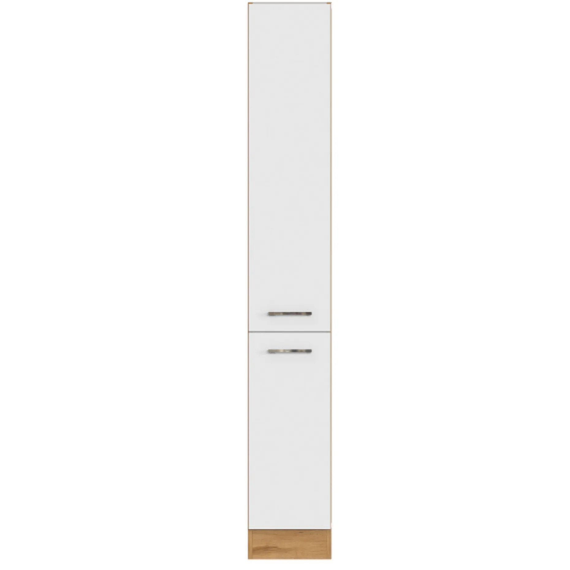 Apothekerschrank Sorrella 30cm 2 Schubladen - weiß/Eiche