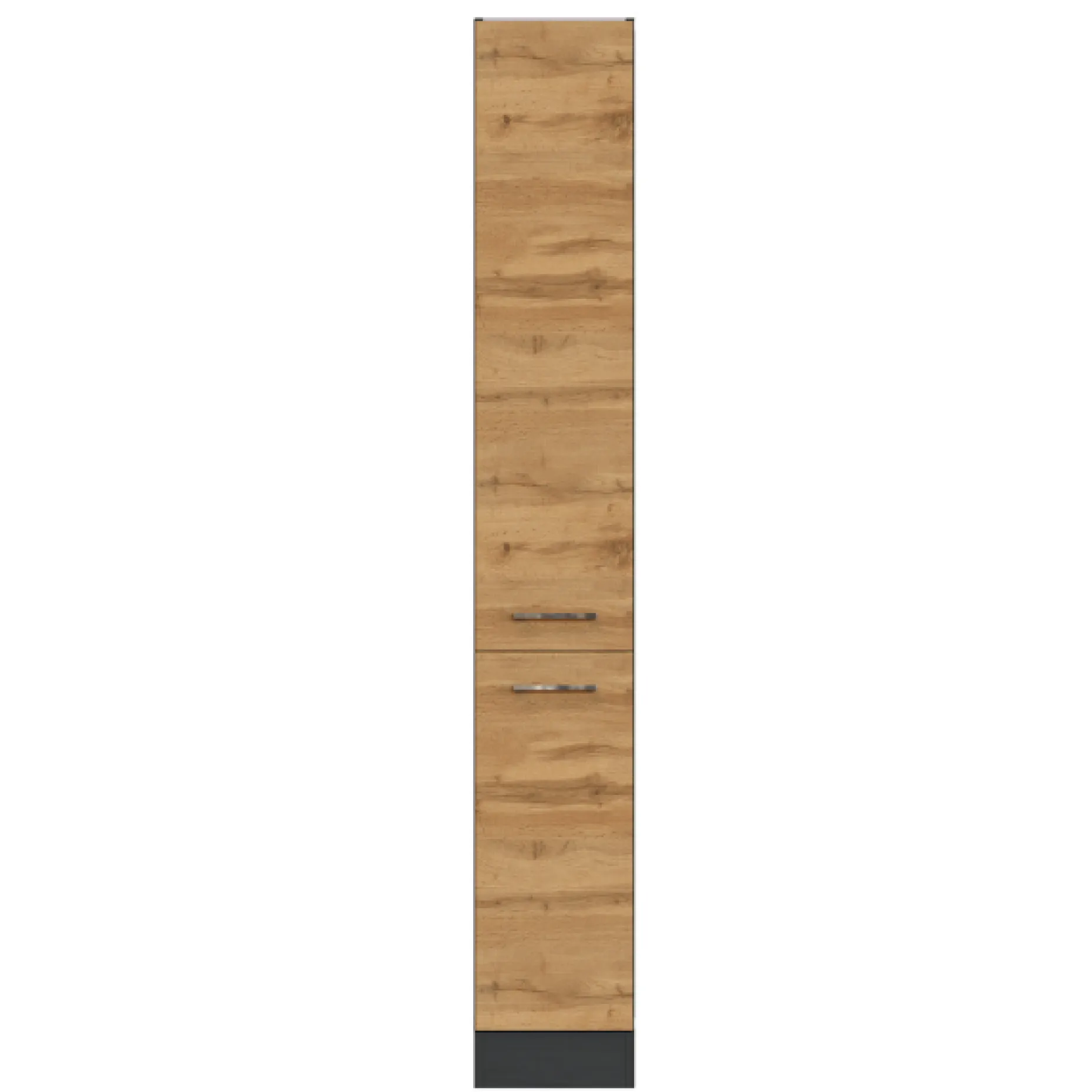 Apothekerschrank Sorrella 30cm 2 Schubladen - Eiche/Graphit
