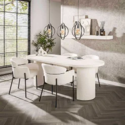 Emob Arch Stone 215 cm Esstisch: Marmorverbundstoff, modernes Design