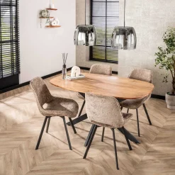 Emob Arhus Massiv 150 cm Esstisch - Akazienholz
