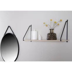 Arnhem Regal - Schwarz/Natur | Regal aus Stahl und Holz