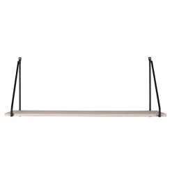 Arnhem Regal - Schwarz/Natur | Regal aus Stahl und Holz
