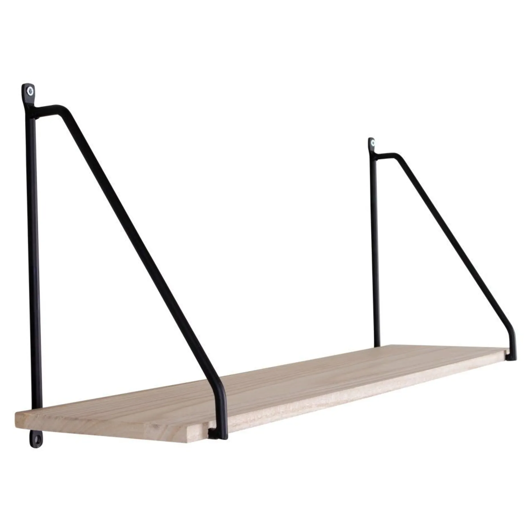 Arnhem Regal - Schwarz/Natur | Regal aus Stahl und Holz