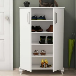 Asta Schuhschrank | 100% MELAMIN | Weiß
