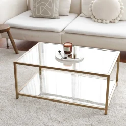 Emob Astro Couchtisch | METALLRAHMEN | Gold