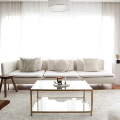 Emob Astro Couchtisch | METALLRAHMEN | Gold