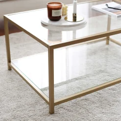 Emob Astro Couchtisch | METALLRAHMEN | Gold