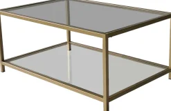 Emob Astro Couchtisch | METALLRAHMEN | Gold