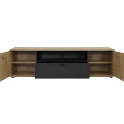 Atnalta TV-Schrank 180x40 cm-Handwerklich/gebranntes Holz