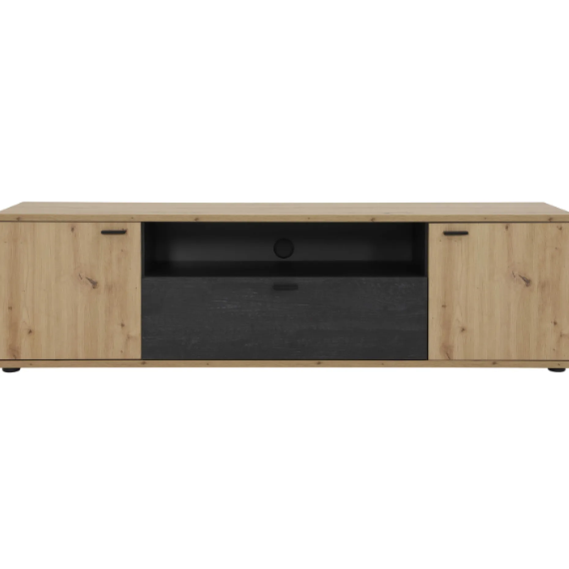 Atnalta TV-Schrank 180x40 cm-Handwerklich/gebranntes Holz
