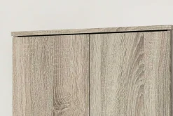 Aufbewahrungsschrank Ray 60cm mit 2 Türen und 4 Einlegeböden - Sonoma Eiche