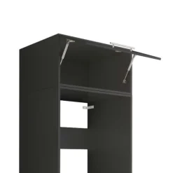 Aufsatzschrank für Waschmaschine Laundreezy | 68 x 68 x 38 cm | Schwarz