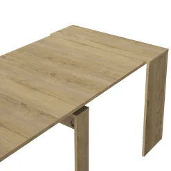 Gautier - Diagone Ausziehbare Konsole Di María | 58 x 90 x 77 cm | Eiche Silva Design