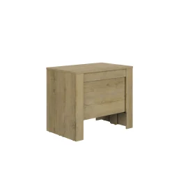 Gautier - Diagone Ausziehbare Konsole Di María | 58 x 90 x 77 cm | Eiche Silva Design