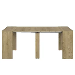 Gautier - Diagone Ausziehbare Konsole Di María | 58 x 90 x 77 cm | Eiche Silva Design