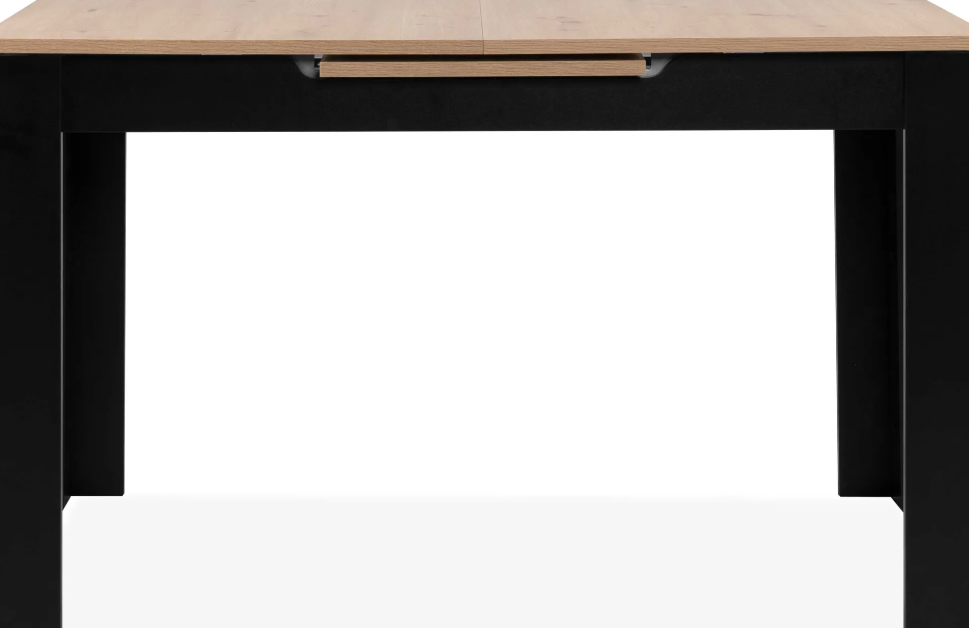 Finori Ausziehbarer Esstisch Birma - 125/165x80x75cm - Artisan Eiche/schwarz