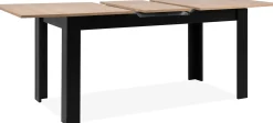 Finori Ausziehbarer Esstisch Birma - 160/200x80x75cm - Artisan Eiche/schwarz