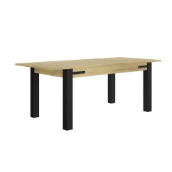 Gautier - Gami Ausziehbarer Esstisch Cork | 160 x 90 x 77 cm | Gold Oak Design