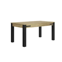 Gautier - Gami Ausziehbarer Esstisch Cork | 160 x 90 x 77 cm | Gold Oak Design