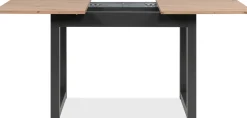 Finori Ausziehbarer Esstisch Damon 120/160x90 - Eiche/anthrazit