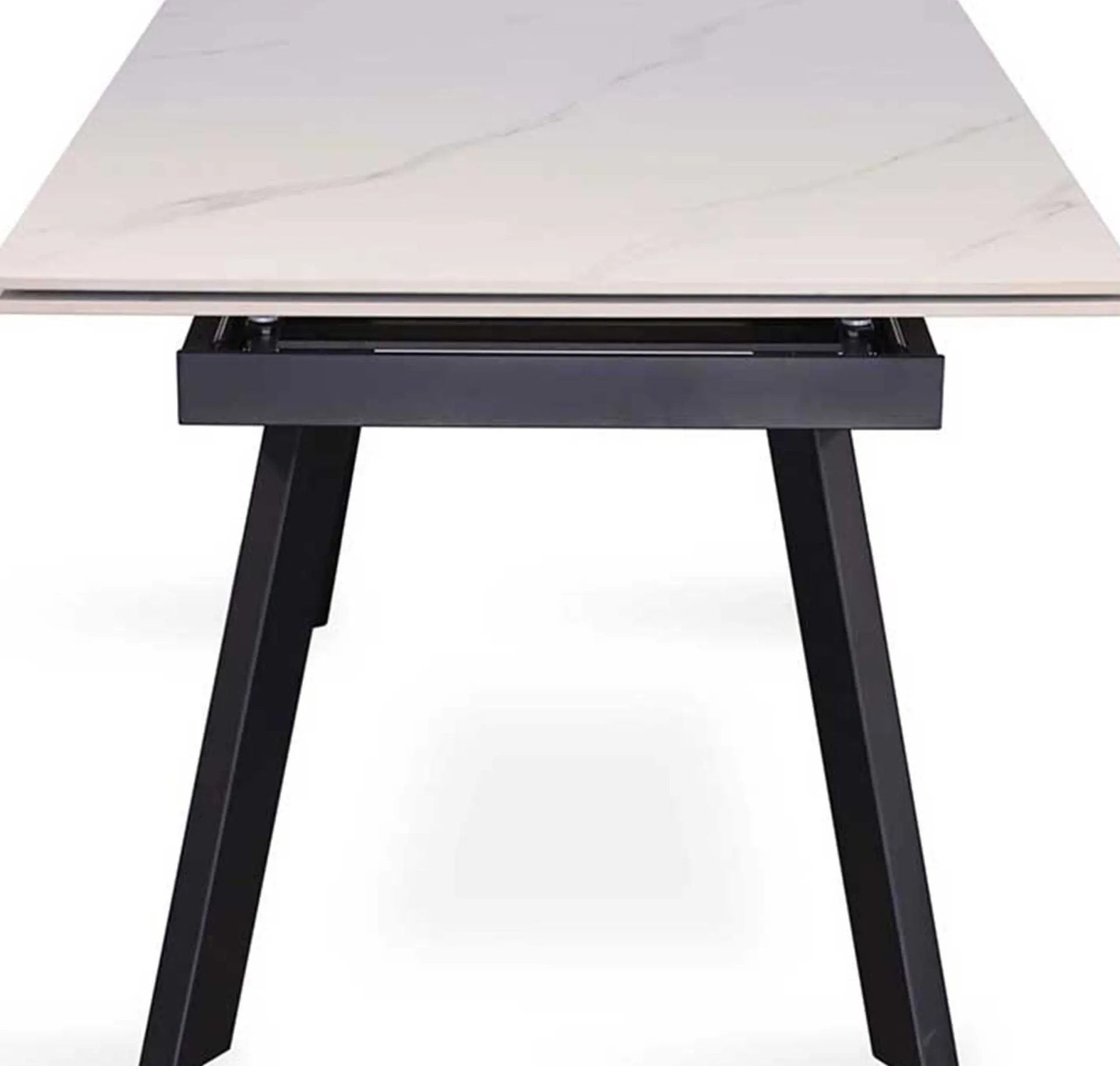 Rousseau Ausziehbarer Esstisch Hertha | 160/240 x 90 x 76 cm | /Stein