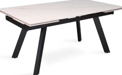 Rousseau Ausziehbarer Esstisch Hertha | 160/240 x 90 x 76 cm | /Stein