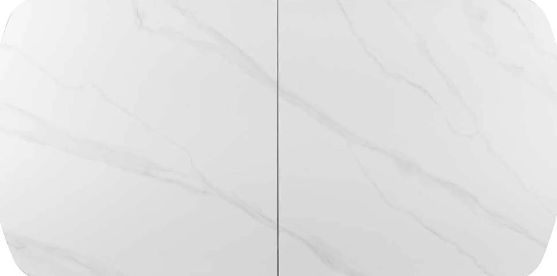 Rousseau Ausziehbarer Esstisch Hestia - 180/220x90x76cm - gesinterter Stein - Marmor
