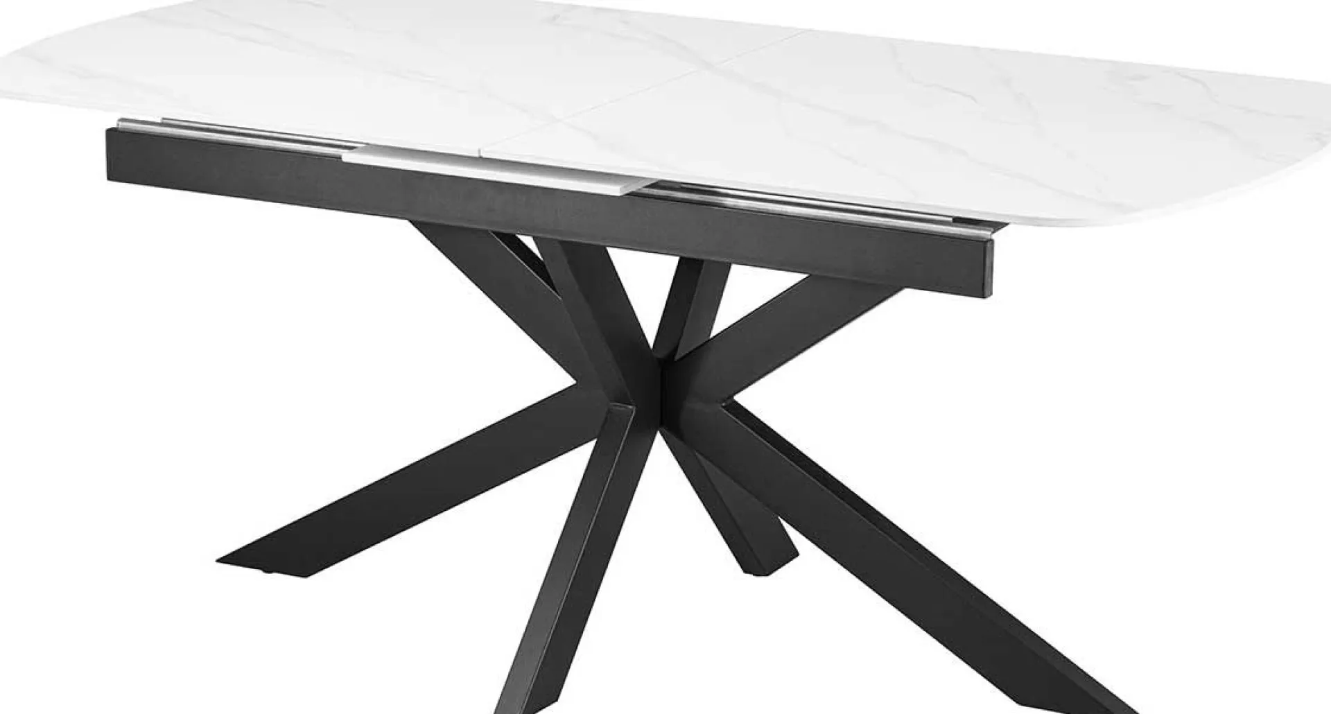Rousseau Ausziehbarer Esstisch Hestia - 180/220x90x76cm - gesinterter Stein - Marmor