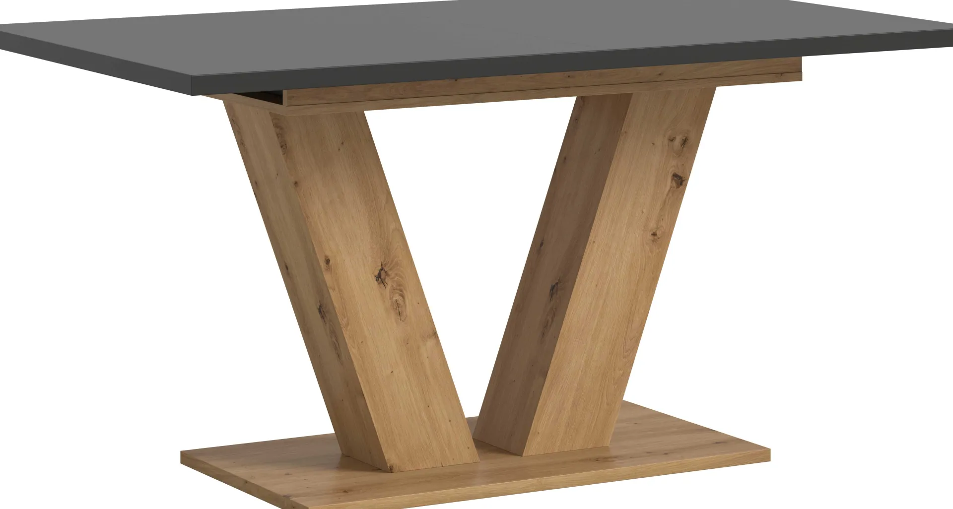 Xonox Ausziehbarer Esstisch Motion Emob Artisan/Grau 150-190x76x90 cm