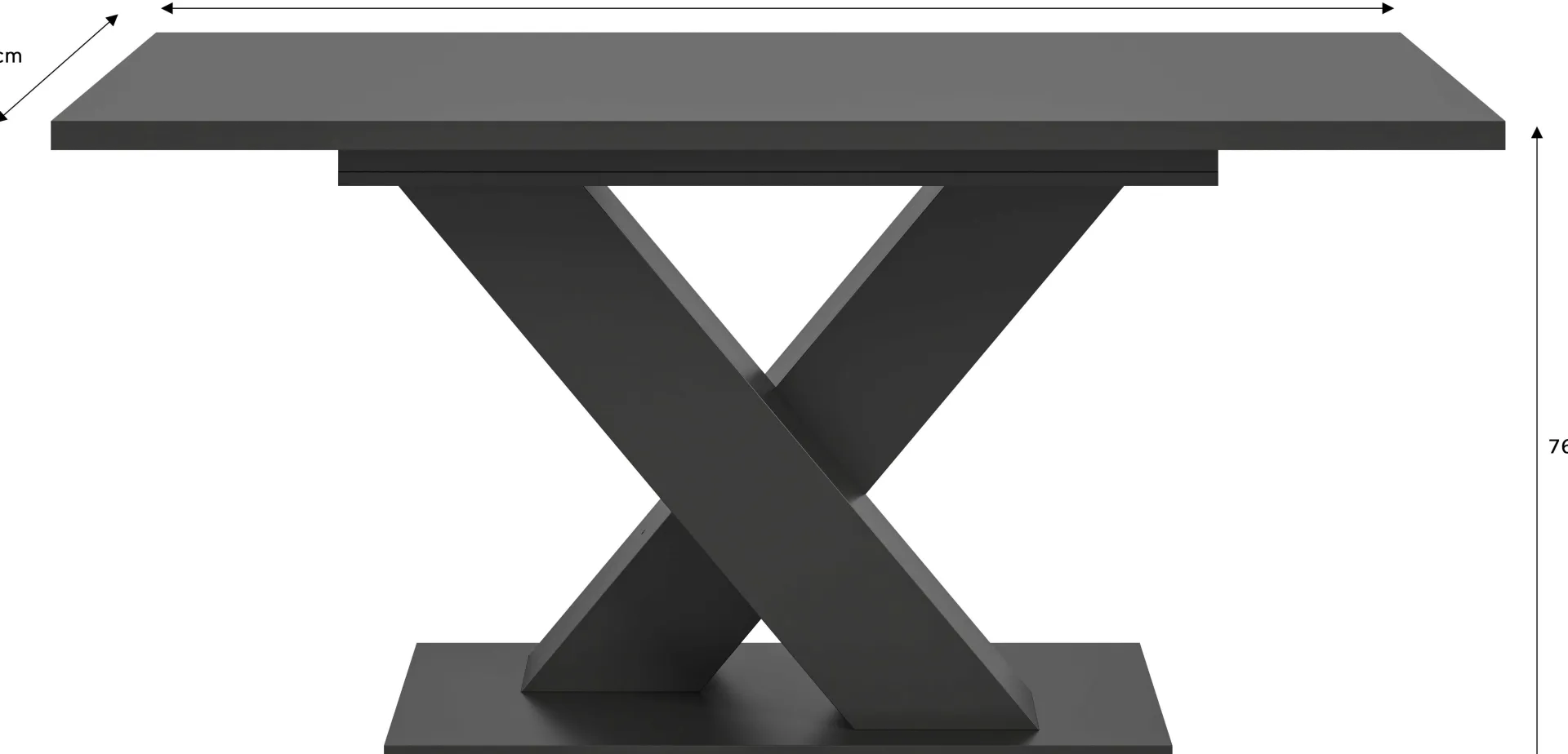 Xonox Ausziehbarer Esstisch Motion Emob - - 150-190x76x90 cm